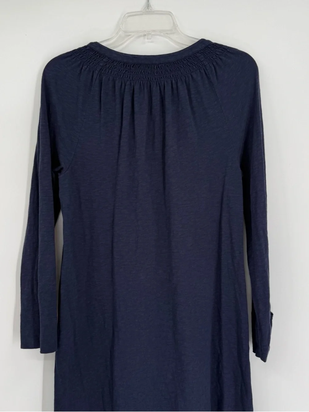 Lilly Pulitzer Essie Mini Dress Smocked Navy Blue Cotton Size Medium Cotton - Picture 5 of 10